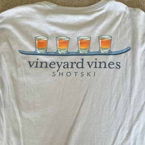 Vineyard vines, long sleeve T-shirt. Light blue.